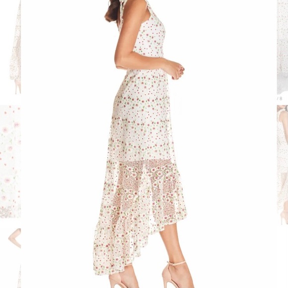 Wren Tie Shoulder High/Low Cocktail Dress - Picture 6 of 7